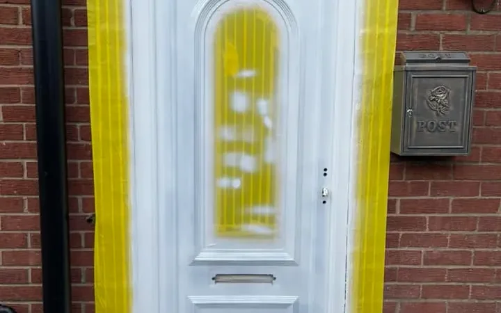 door spraying